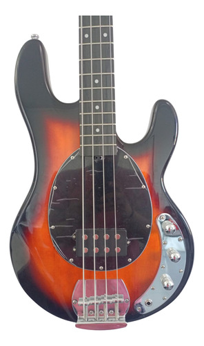 Logan Bajo Electrico Tipo Stingray De 4 Cuerdas Sunburst Diestro Sunburst Barnizado 4