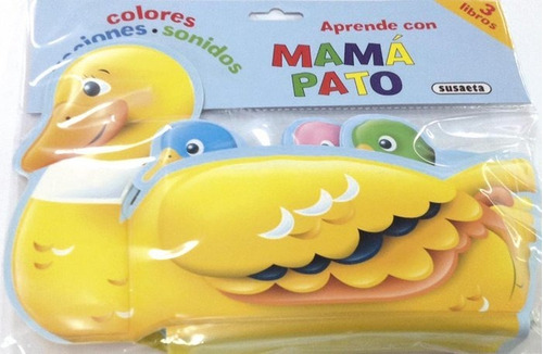Aprende Con Mamãâ¡ Pato. Colores, Acciones Y Sonidos, De Susaeta, Equipo. Editorial Susaeta En Español