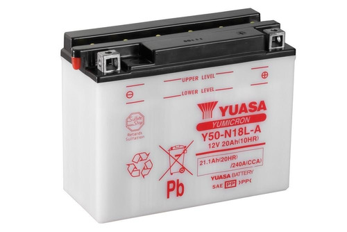 Bateria Yuasa Motos Y50n18la 12volts 20 Amp
