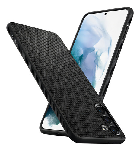Spigen Liquid Air Diseñada para Funda Galaxy S21 Plus (2021) Negro Mate