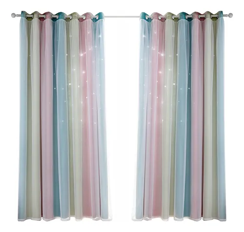 comprar Cortinas Con Panel En Forma De Estrella (40 Camas Dobles, Ha