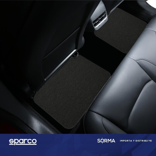 Imagen 4 de 10 de Cubre Alfombra Auto Sparco Padova 4 P Talonera Pvc