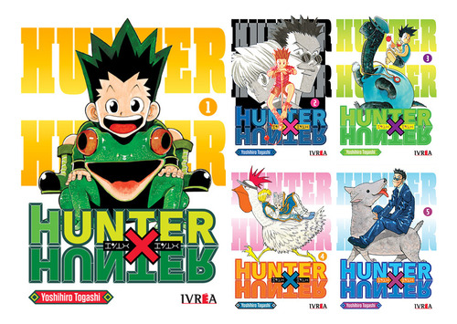 Combo Manga Hunter X Hunter - Tomos 1 Al 5 + Señalador Dgl