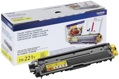 Toner Brother Amarillo Tn221y Carttridge Tnn221y Original