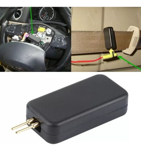 2 Pz Simulador Bolsa Aire Apaga Airbag Cinturón Seguridad