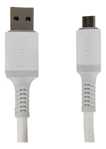 Cable Usb Conector Tipo V8 1metro Carga Rapida Portatil Pvc