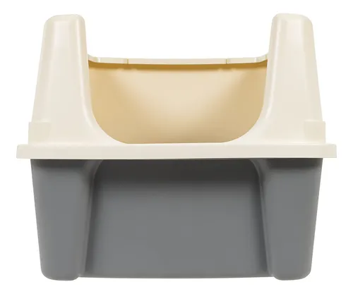 Caja De Arena Para Gatos Amazon Basics Alta Con Parte Superi