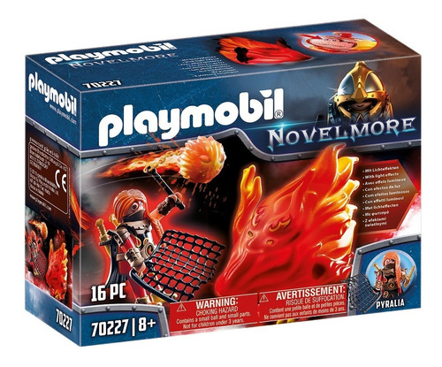 Playmobil 70227 Guardiã De Fogo C/ Luz Novelmore Geobra