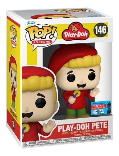 Figura Funko Pop Ad Icons Play-doh Pete 2021 Fall Convention