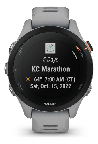 Reloj Inteligente Gps Garmin Forerunner 255s Gris Claro Con