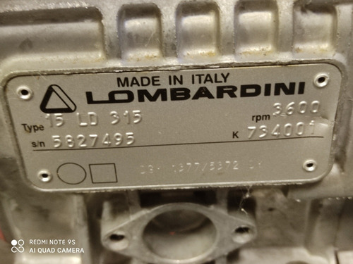 Motobomba Centríf. Autocebante 8.0hp Gasoil Motor Lombardini