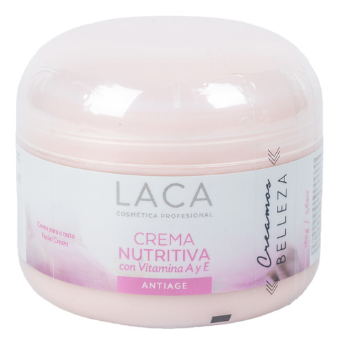 Crema Facial Nutritiva Con Vitaminas A Y E 160ml Laca