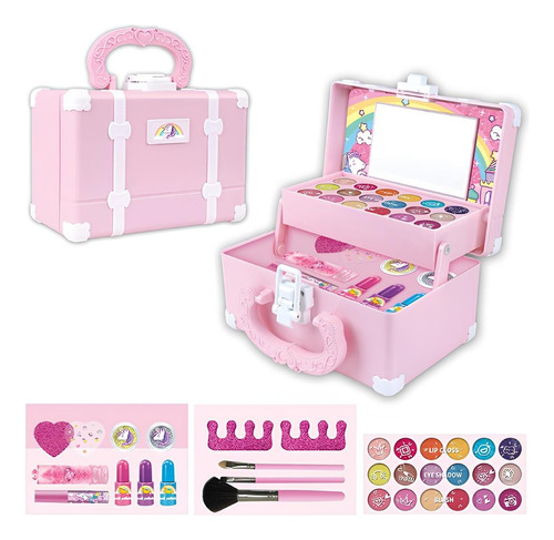 Juguetes Maquillaje Lavable Real Para Niños,juego Para Niñas