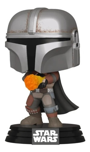 Funko Pop Star Wars - O Mandaloriano com Flame Exclusivo