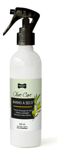 Banho A Seco Olive Care Veggie 240ml Perigot Cães E Gatos