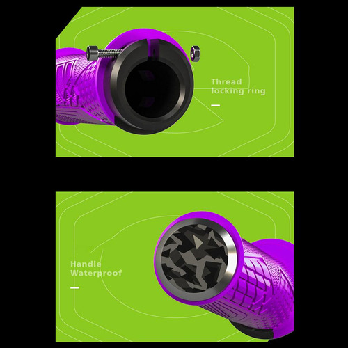 2 Pares De Manillares Bmx Double Lock Soft Design Mountain