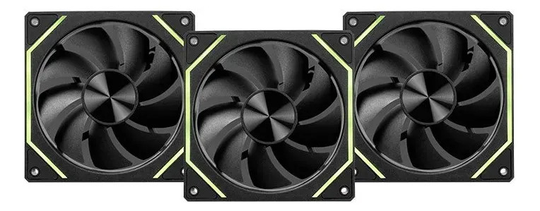 Kit Ventoinhas Pichau Ventus Nx, Argb, 3x120mm, Preto