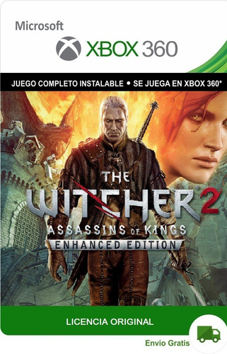 The Witcher 2 Enhanced Edition Xbox 360 Original Digital Lic