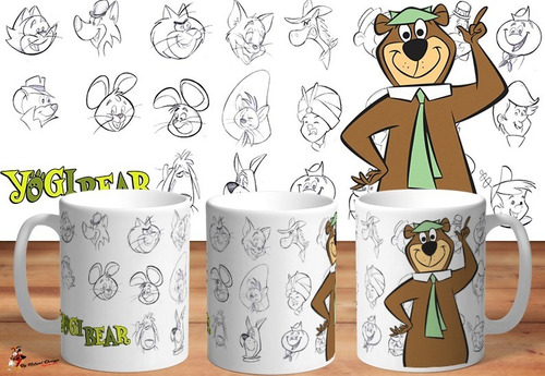 Taza De Ceramica Hanna Barbera El Oso Yogui