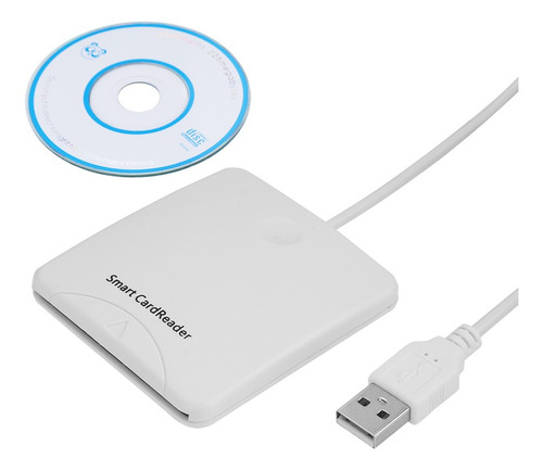 Blanco Portátil Usb De Velocidad Completa Inteligente Lector