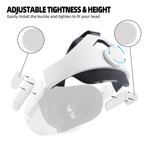 * Correa De Cabeza Ajustable For Gafas Vr Reemplaza Fit Fo