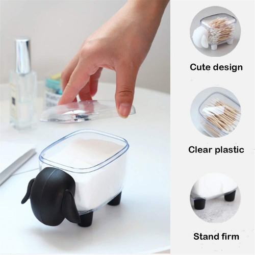 Soporte Para Bolas De Algodón, Dispensador Acrílico Qtip,