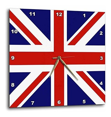 Reloj De Pared Bandera Británica 3d, 15 .