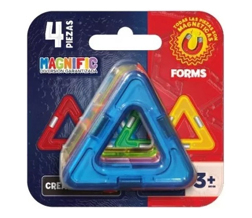 Magnific Bloques Imantados Forms 4 Triangulos Rectangulos