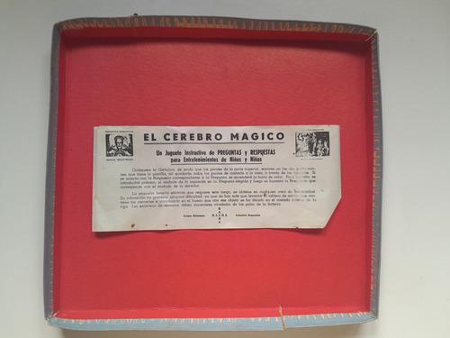 Juego De Mesa Antiguo, El Cerebro Mágico (Usado)