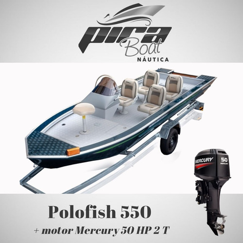 Imagem 2 de 8 de Lancha Polo Fish 550