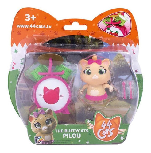 44 Gatos Figura Con Accesorio - Pilou 88036