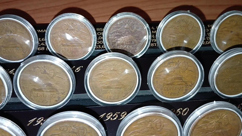 20 Centavos Cobre Incluy La Mula Exhibidor, Capsula, Monedas (Usado)