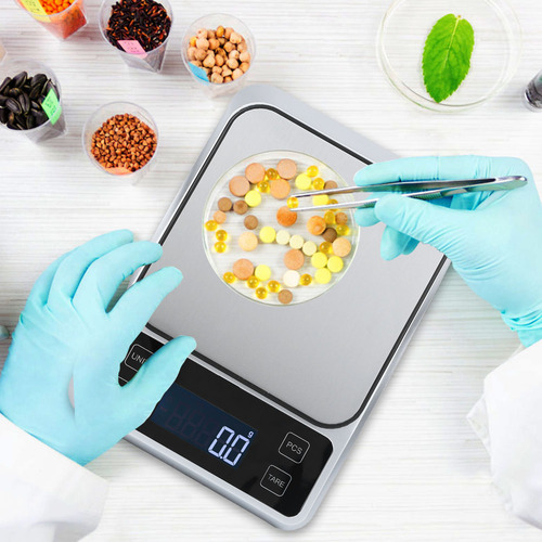 Báscula De Cocina Digital De Acero Inoxidable