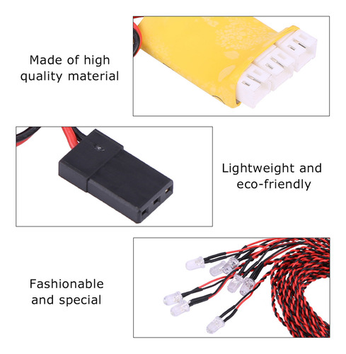 Kit De 8 Sistemas De Iluminação Led, Simulação De Luzes Inte