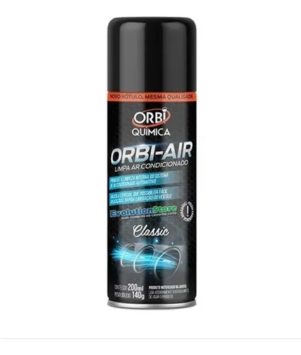 Limpeza Ar Condicionado Orbi Air Fragrância Classic 200mL Carro