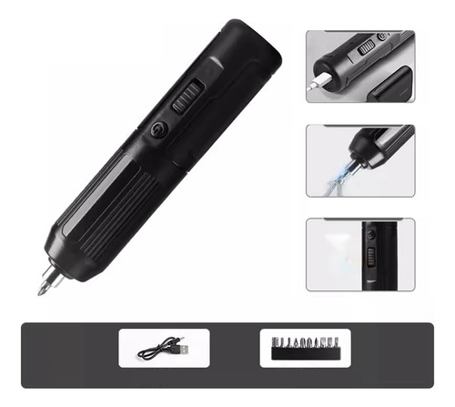 Juego De Destornilladores Eléctricos, Kit De Con 10 Bits