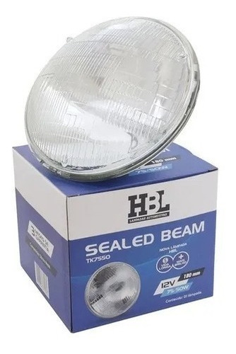 Farol Sealed Bean Universal 12v 75x50w Grande 7550