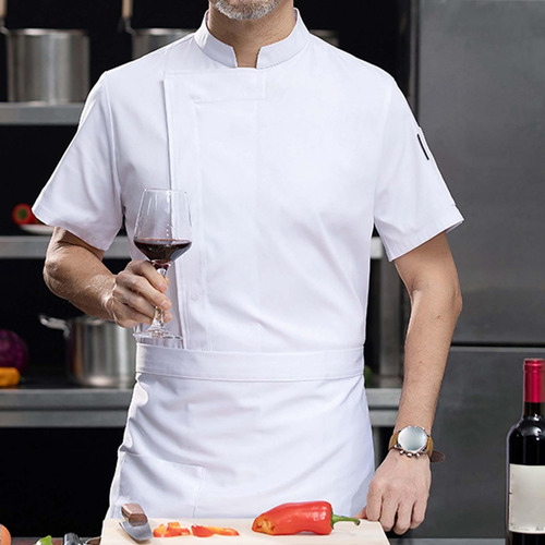 Chaqueta De Abrigo De Chef, Ropa De Camarero Transpirable,