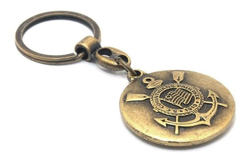 Imagem 3 de 4 de Chaveiro De Metal Ouro Velho Escudo Corinthians Cebola 1221