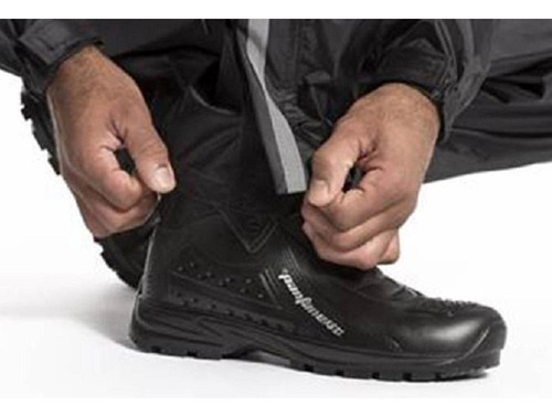 Imagem 8 de 9 de Capa De Chuva Motoqueiro Nylon Pantaneiro Com Gola