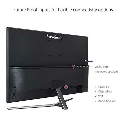 Imagen 5 de 8 de Monitor Vx3211-2k-mhd Por Viewsonic 32 Pulgadas Ips Wqhd