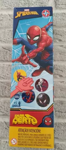 Novo Jogo Tabuleiro Tapa Certo Homem Aranha Original Estrela