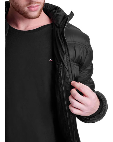 Jaqueta Aramis Masculina Nylon Liquid Repeller Preta