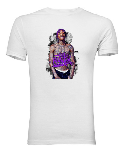 Playera T-shirt Rapero Wiz Khalifa Musica