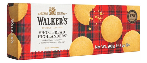 Galletas De Mantequilla Walkers Shortbread Highlanders Caja 200gr
