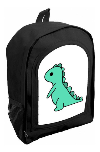 Mochila Negra Nena Nene Jardin/ Preescolar Dinosaurios Ar31