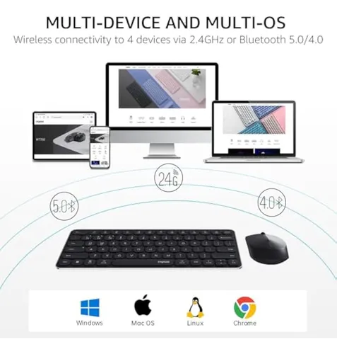 Rapoo Combo De Teclado Y Mouse Multidispositivo