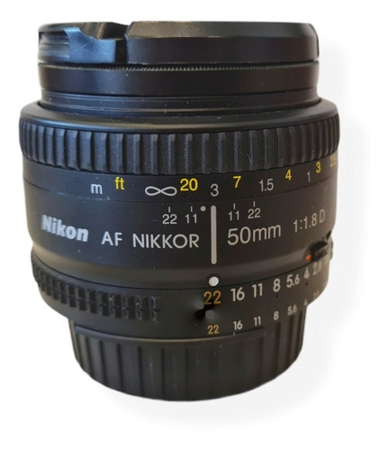 Lente Nikon  50mm 1:1.8 D