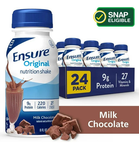 Ensure Chocolate (americano) 24pz Nuevo Y Sellado