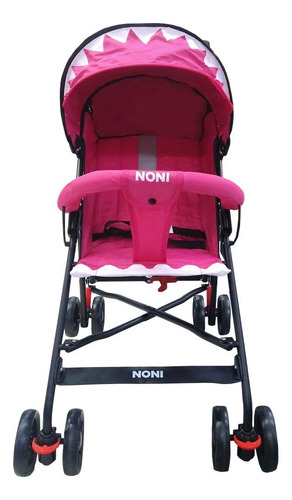 Carriola De Baston Para Bebes Plegable Tiburon Angelin Color Morado/negro
